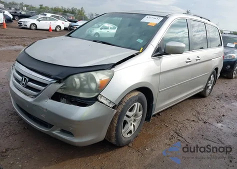 2005 Honda Odyssey Ex-L from USA, damaged, VIN 5FNRL38625B005296
